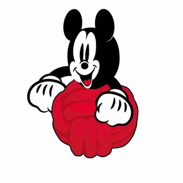 Koiranlelu Mickey Mouse Punainen 10,5 x 14,5 x 6 cm