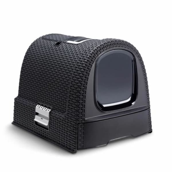 Kattlåda Curver Antracitgrå 51 x 38,5 x 39,5 cm Plast (Plast)