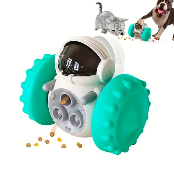 Interaktiv Robot Foderdispenser – Roligt för både hundar och katter!