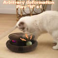 Miniatyrbild 5 av 8: Klösbräda för katter med inbyggd boll