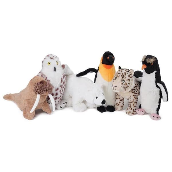 Djur - K11188C - Instincts Snow Mates Penguin Pedro Mjuk plysch att tugga för hundar - Små, olika färger