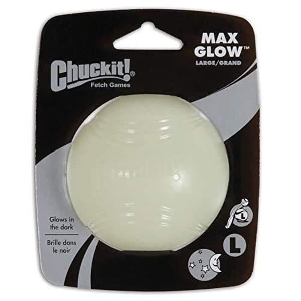 Luminous Ball - Chuckit - Max - Naturgummi - 7,3 cm - Liten - Utomhus