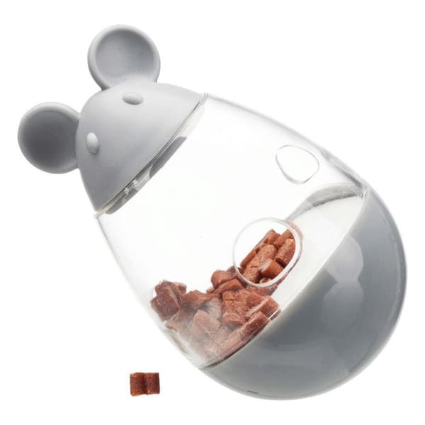 Godisdistributör - TRIXIE - Mus - 9 cm - Plast - Silikon - Slumptalsbaserad