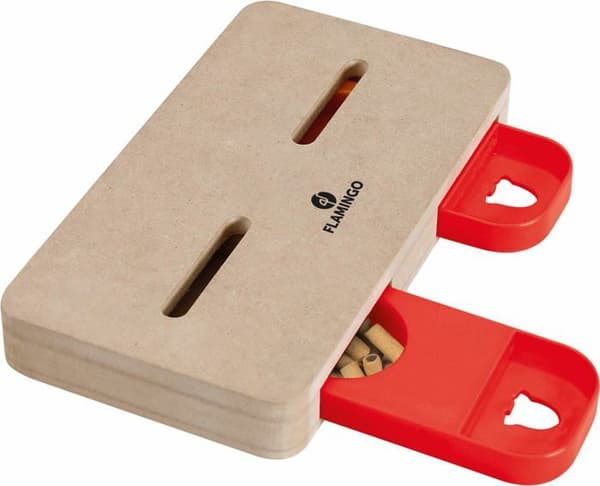 Flamingo Toy - 1030966 - Wooden Brain Train Peano Hundleksak 22 x 12 cm