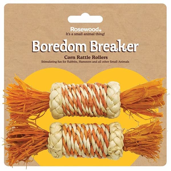 Rosenträleksak - 19258 - Boredom Breaker Small Animal Activity Toy Corn