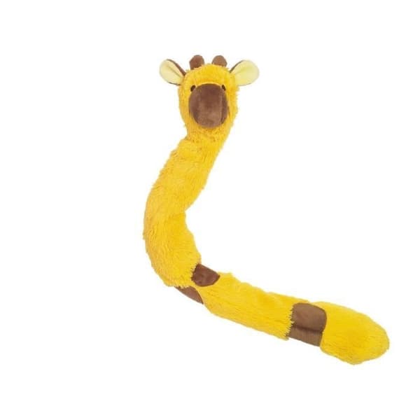 Hundleksak - NOBBY - Plysch kamel 55,5 cm - Invändigt rep - Tyg - Gul