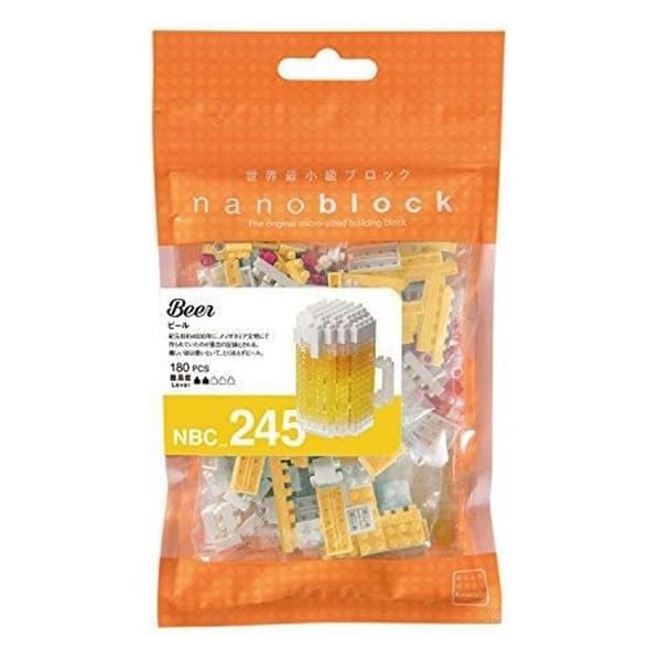 Byggsats - NANOBLOCK - NBC-245 - Flerfärgad - Ölmotorcykel i miniatyr