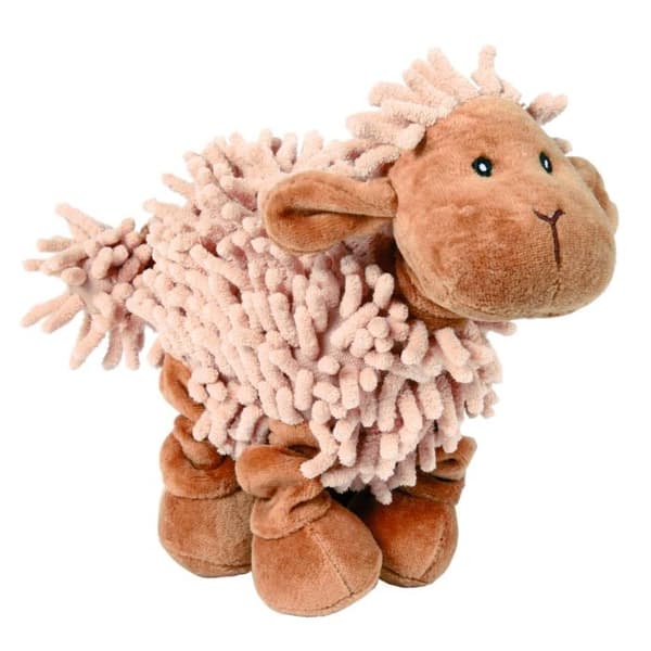 Peluche - TRIXIE - Får - Beige, Brun, Marron - Resistenta - 21 cm