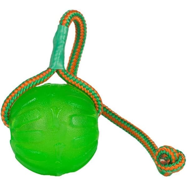 Balle att tugga VADIGRAN Starmark Swing n Fling - Gul - Liten - gummi
