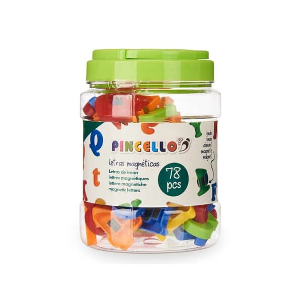 Bokstäver Pincello MA7797-78 Plast Magnet Multicolour