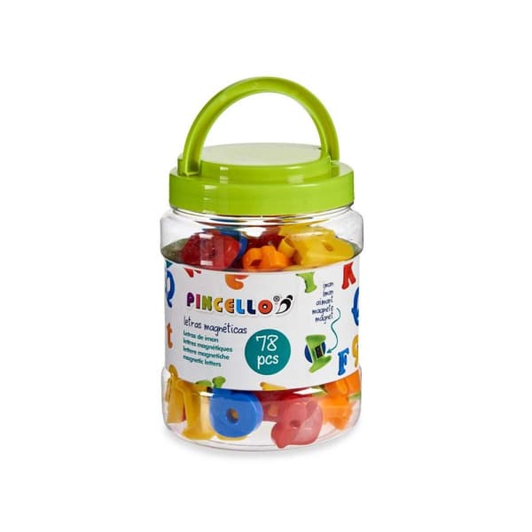 Bokstäver Pincello MA7797-78 Plast Magnet Multicolour