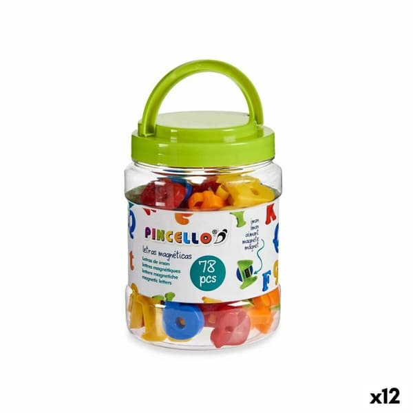 Bokstäver Pincello MA7797-78 Plast Magnet Multicolour