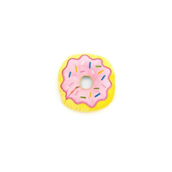Mjuk leksak för hundar Gloria Frosty 3 x 5 x 14 cm Donut Rosa