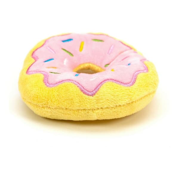 Mjuk leksak för hundar Gloria Frosty 3 x 5 x 14 cm Donut Rosa