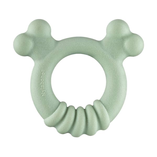 Tuggleksak för hundar Nylabone SENSORY TACTILE RING Grön Jordnötssmör Kyckling S