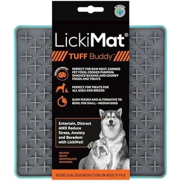 Lickimat - LICKIMAT - Buddy Tuff - Turkos - Mat - Anti-tristess för djur