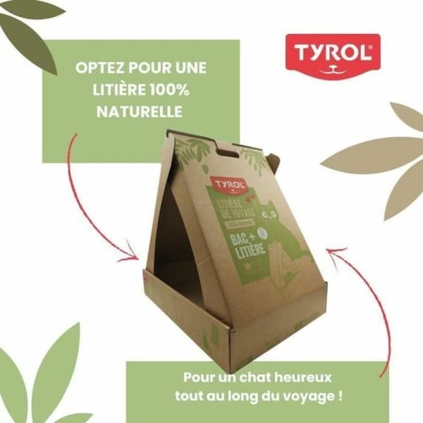 Kissan hiekkalaatikko Tyrol