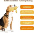 Pikkukuva 6 / 6: OBOSOE Pehmopuuvillainen purulelu köysilelu, vinkuva koiranlelu kahisevalla paperilla pienille ja keskikokoisille koirille
