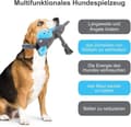 Pikkukuva 6 / 6: OBOSOE Pehmopuuvillainen purulelu köysilelu, vinkuva koiranlelu kahisevalla paperilla pienille ja keskikokoisille koirille