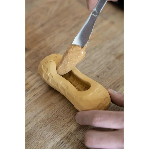 Hundleksak Nylabone Brun Jordnötssmör M