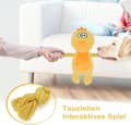 Pikkukuva 3 / 6: Bomclap Pehmolelu koiran lelu, vinkuva leikki kolisevalla paperilla, pehmeä purulelu, interaktiivinen koiranlelu pienille ja keskikokoisille koirille