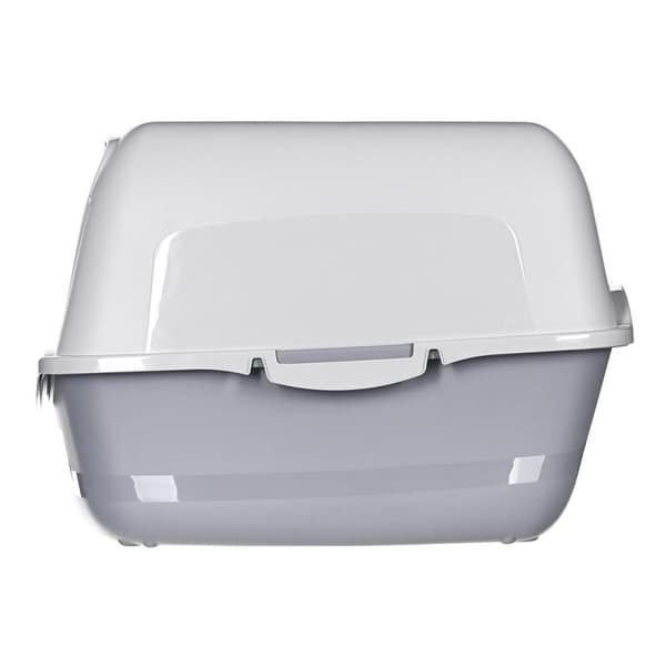 Kattlåda Diamentiq 4004508810DIA Vit Grå Plast 40 x 38,7 x 55,5 cm