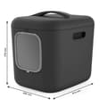 Miniatyrbillede 2 af 7: Kattebakke Rotho Biala XL anthracite Antracit Plastik