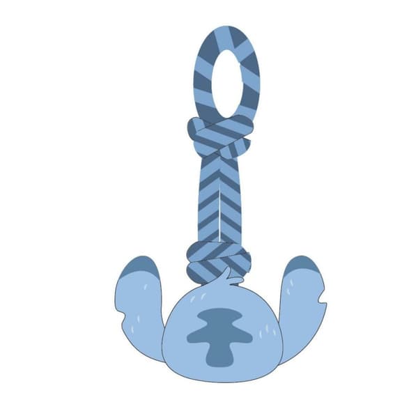 Koiranlelu Stitch Sininen Polyesteri Puuvilla