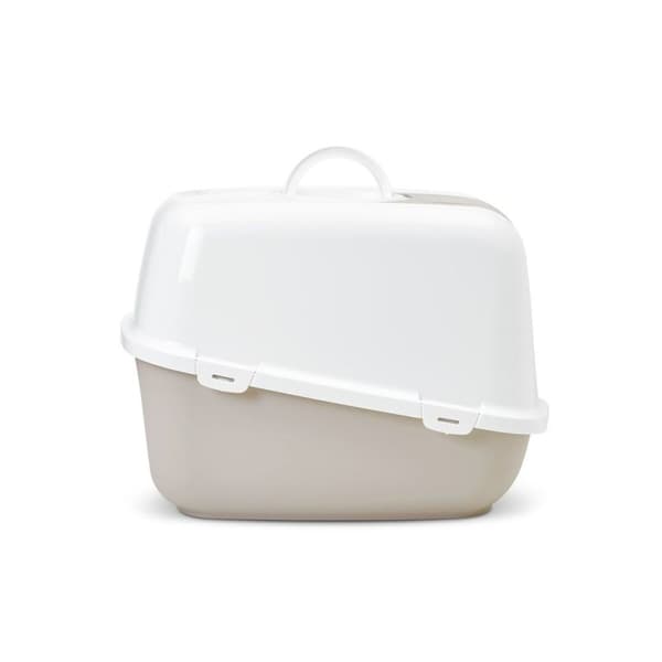 Kattlåda Savic Vit Kaffe/ Café Plast 48,5 x 46,5 x 66,5 cm (11 Antal)