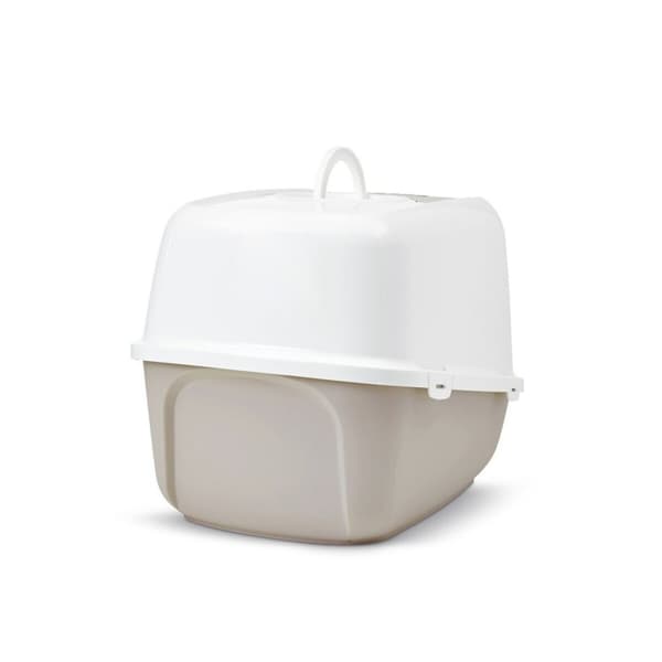 Kattlåda Savic Vit Kaffe/ Café Plast 48,5 x 46,5 x 66,5 cm (11 Antal)