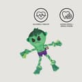 Miniatyrbild 4 av 11: Hundleksak The Avengers   Grön 100 % polyester