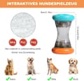 Miniatyrbillede 2 af 8: Lollanda Interaktivt Hundelegetøj / Aktiveringslegetøj – Rullende Maddispenser, der fremmer hundens intelligens