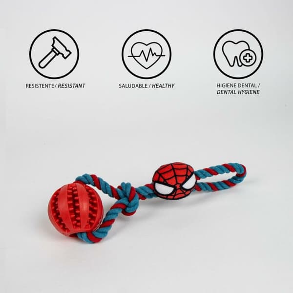 Hundleksak Spider-Man Röd 10 x 30 x 7 cm