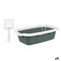 Miniatyrbillede 1 af 4: Kattebakke Mascow 87954 Hvid Antracit Plastik 25 x 11 x 2 cm (11 Enheder)