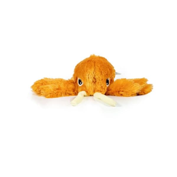 Hundeleksak – Orange Fluffig Hummer i Polypropylen