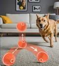 Miniatyrbild 6 av 8: Lollanda Hundleksak - Rullande Aktiveringsboll, Tuggboll för Hundar, Interaktiv Smart Boll som rör sig 360° - Leksaksboll till Hund