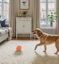 Miniatyrbild 8 av 8: Lollanda Hundleksak - Rullande Aktiveringsboll, Tuggboll för Hundar, Interaktiv Smart Boll som rör sig 360° - Leksaksboll till Hund