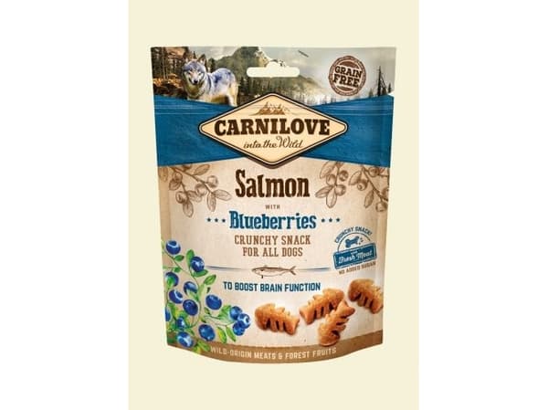 Carnilove Przysmak Dog Snack Fresh Crunchy Salmon+Blueberries 200g