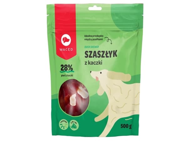 MACED Koiran makupala - naudanlihatikkuja ankan kanssa 500g
