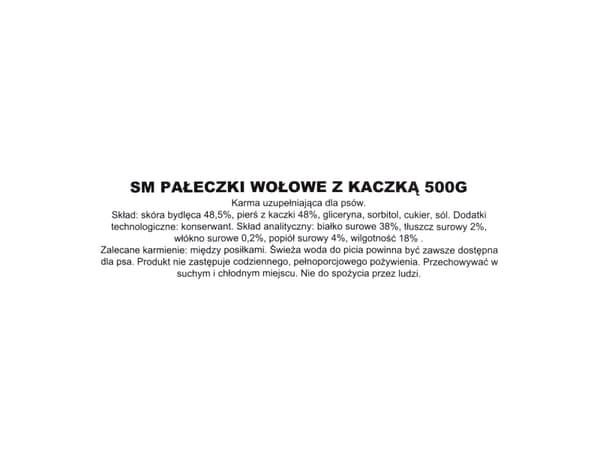 MACED Koiran makupala - naudanlihatikkuja ankan kanssa 500g