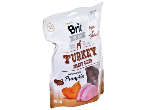 Brit Turkey Meaty coins, Snacks, Hund, Voksen, Tyrkia, 200 g