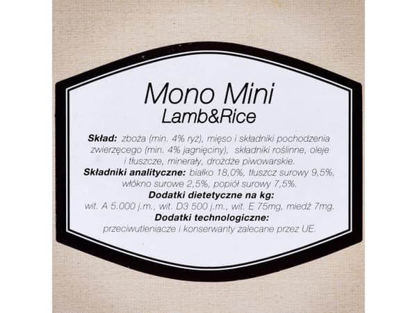 Bosch dyrefôr Mono Mini Lam & Ris 900g