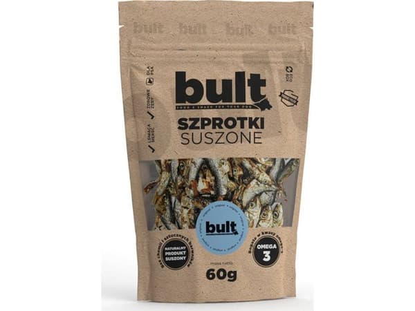 BULT Bult Bult Eco Dog Treat Kuivatut spraatit 60 g