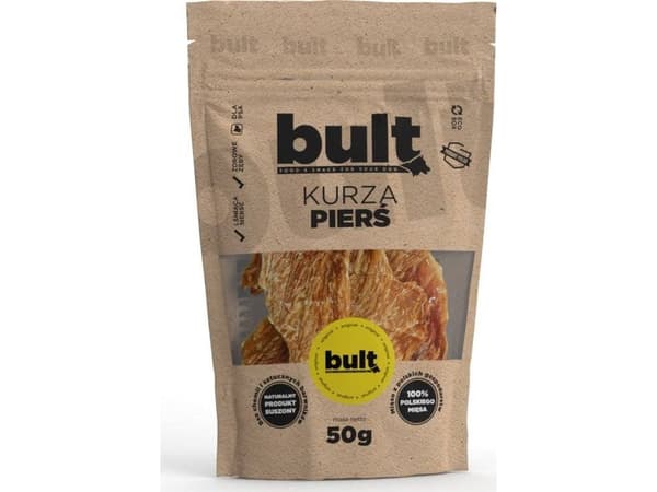 BULT Bult Øko Hundegodbit Kyllingbryst 50 g