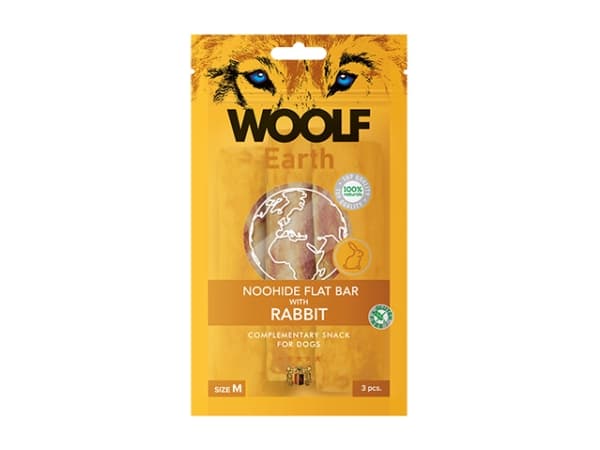WOOLF Woolf Earth Noohide Stick Rabbit Dog Treat Rabbit Koko XL 85 g