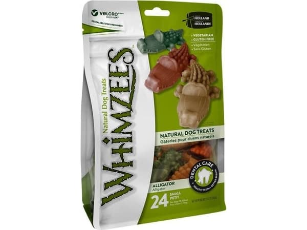 WHIMZEES Alligaattorihampaat koirille S - 24 kpl
