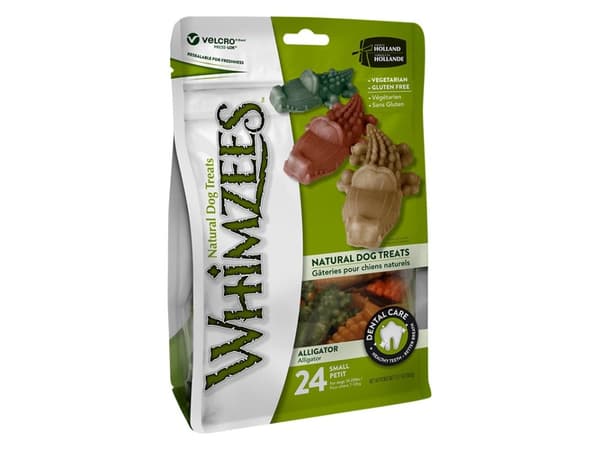 WHIMZEES Alligaattorihampaat koirille S - 24 kpl