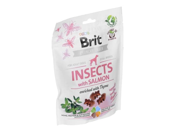 Brit BRIT CARE Dog Crunchy Cracker Insects rich in Salmon 200g