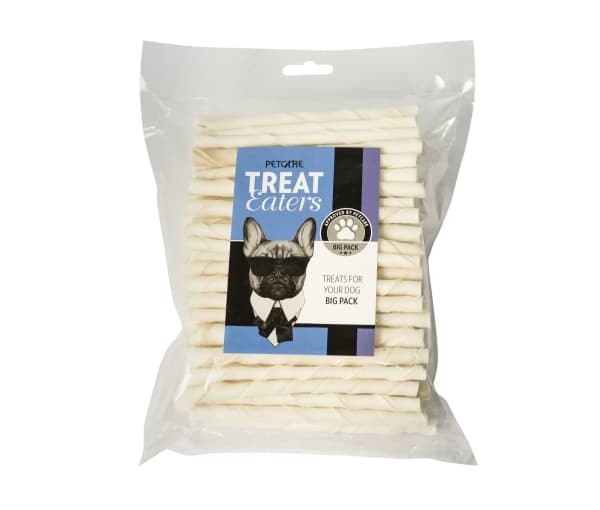 Twisted stick white 8 mm, 100 pcs