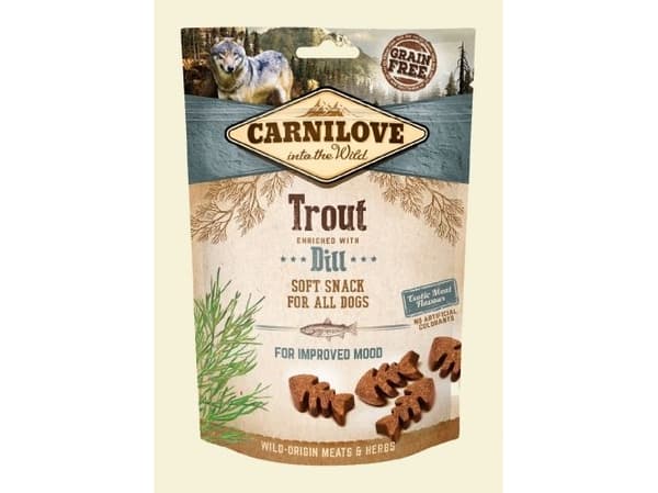 Carnilove Przysmak Dog Snack Fresh Soft Trout+Dill 200g